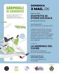 Germogli di comunit� - Staffetta solidale di storie per bambini 3-10 anni