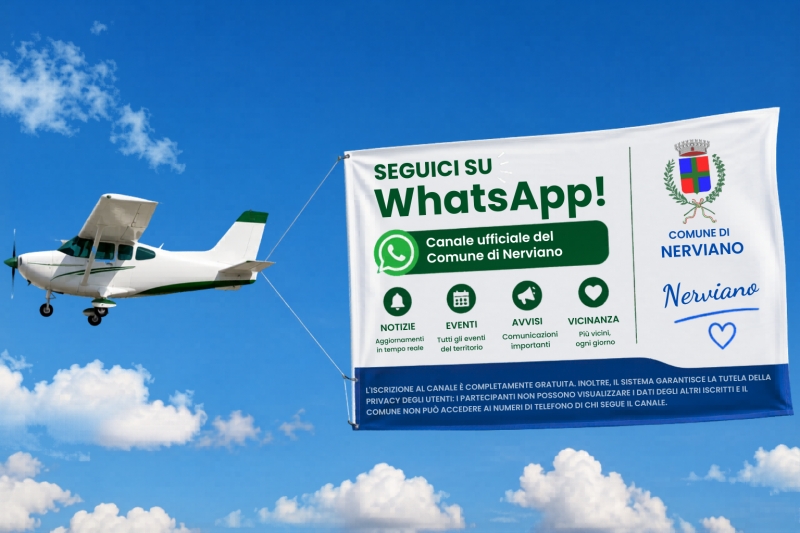 Nasce il Canale WhatsApp Ufficiale del Comune di Nerviano