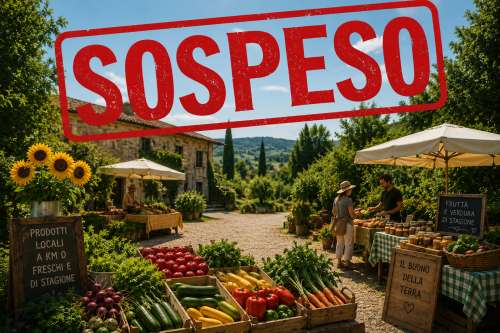 Mercato Contadino 28 giugno 2026. Sospensione.